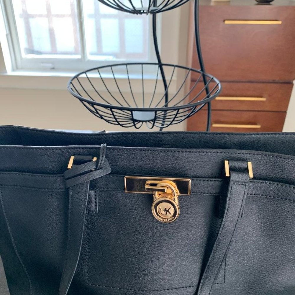 Medium MK MIchael Kors Tote with Gold Accents